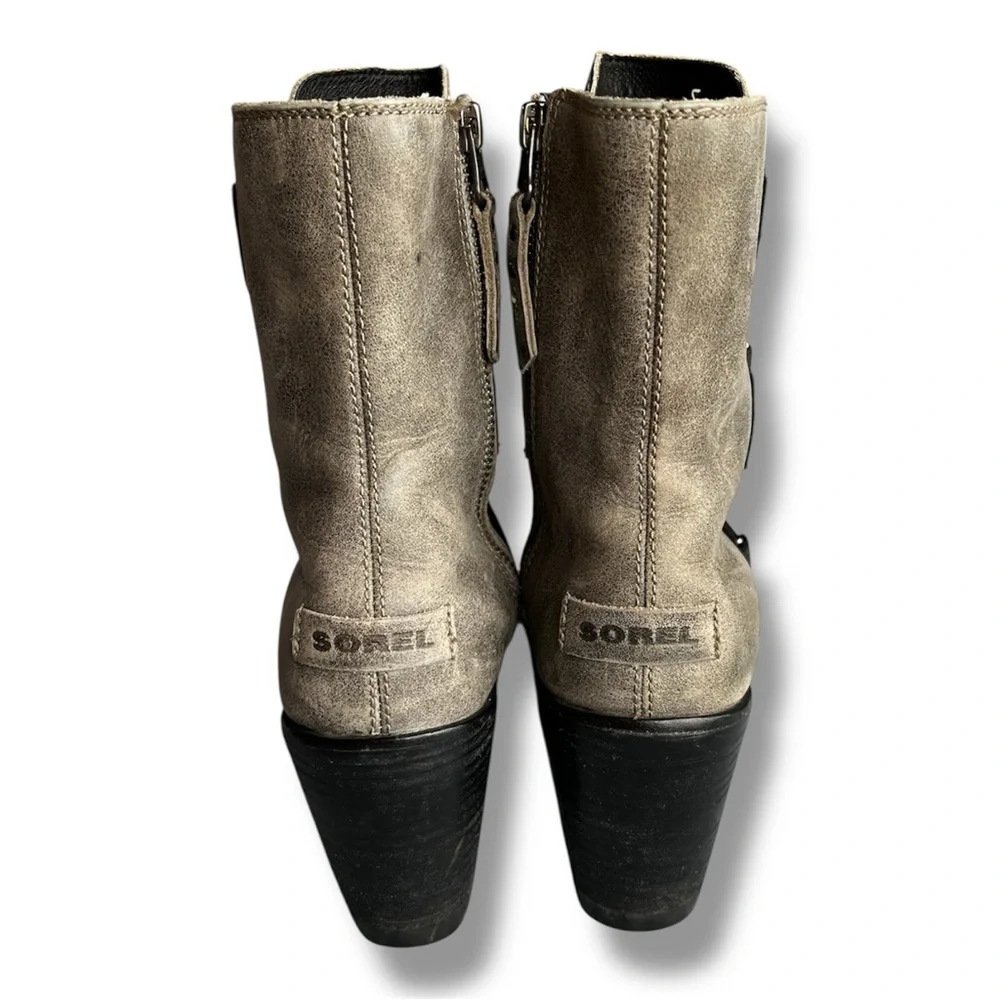 Sorel After Hours Wedge Suede Ankle Bootie Women's 8